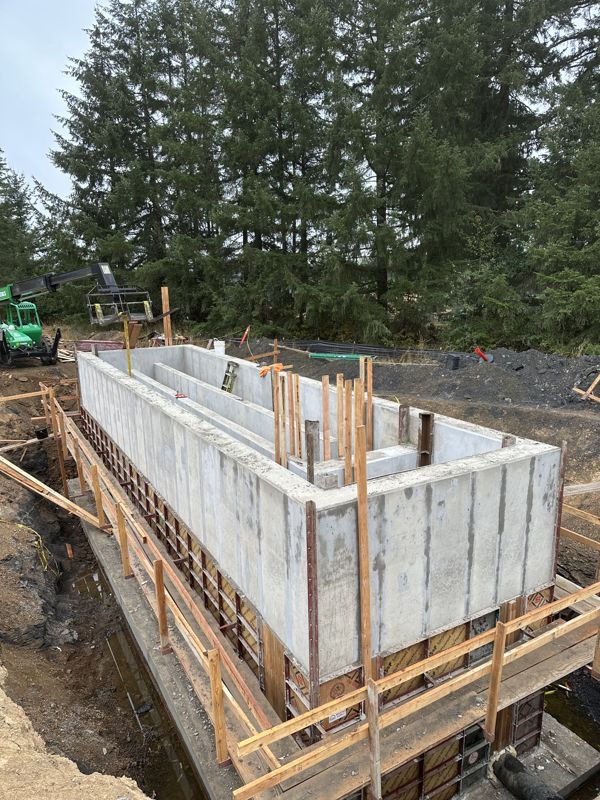 Foundation forms & rebar — B-Line Concrete Services