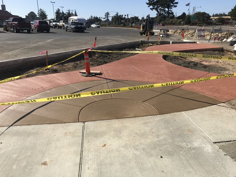 Decorative stamped concrete — B-Line Concrete Services